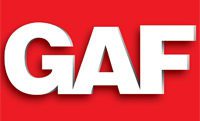 Partial view of bold white letters on a red background.